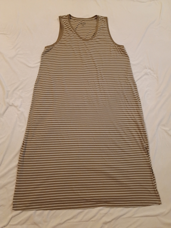 Pact Dresses & Skirts - Pact Organic Cotton Softspun Tank Midi Dress Size XXL Monterey Stripe